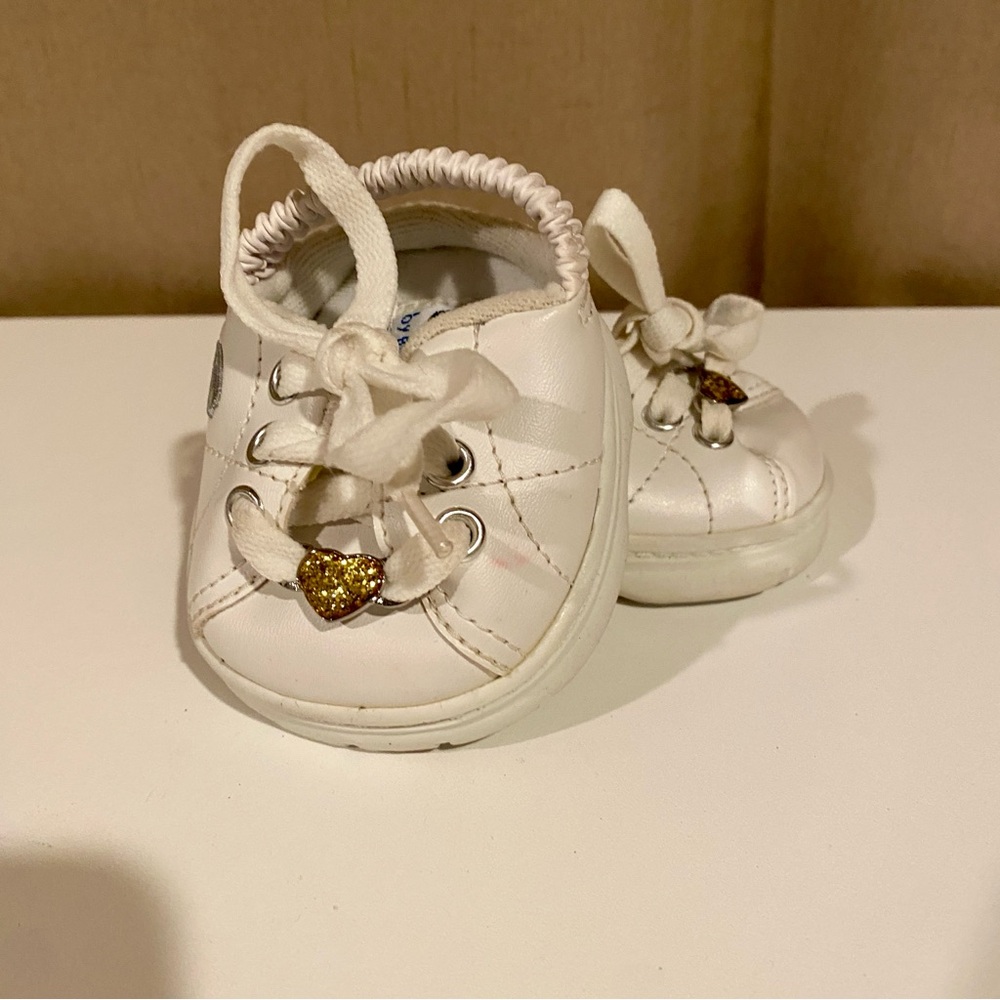 Build A Bear White Sketchers Tennis Shoes